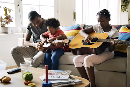 Art and music collaboration session
